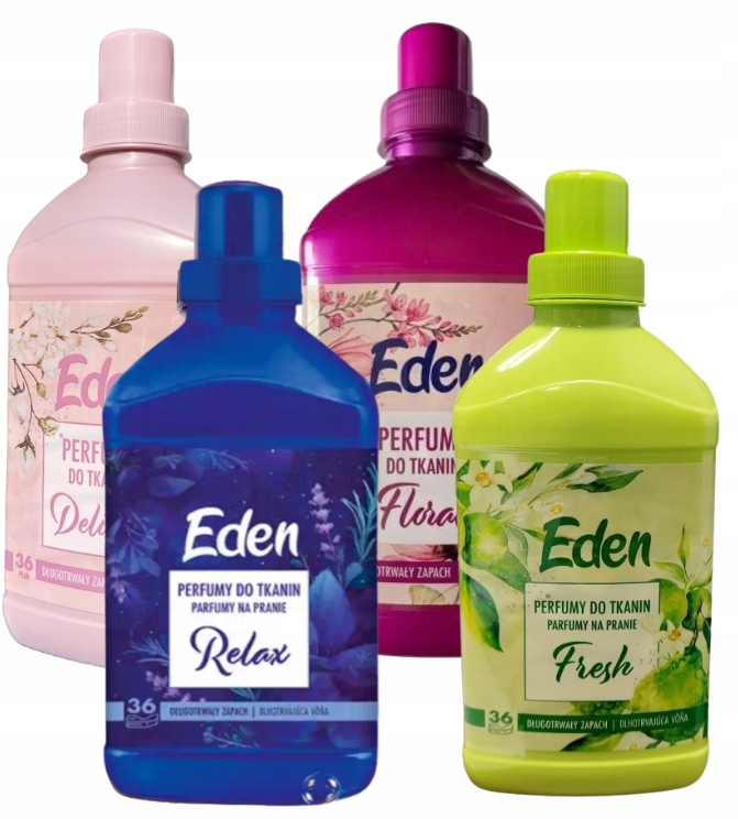 Levně Set 4 x Parfém na Textil Eden Delicate+floral+fresh+relax 4x720 ml mix