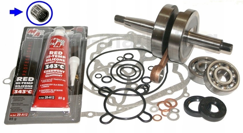 WAŁ KORBOWY USZCZELKI SILNIKA RIEJU RJ50 RJ 50 AM6 Producent inny