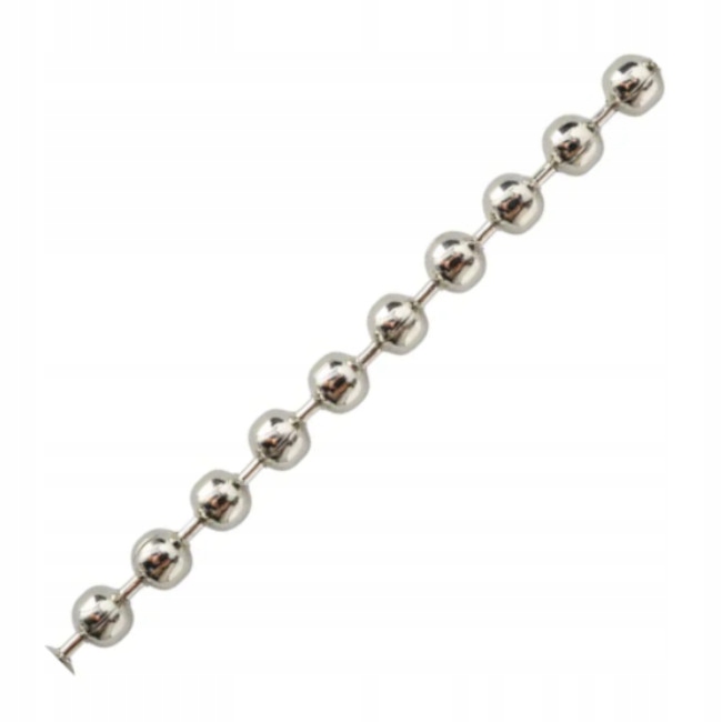 Łańcuszek kulkowy 3,2mmx0,6m niklowany łańcuch