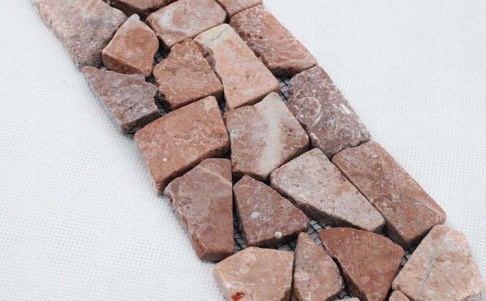 DEKOR COCO BROWN 30x10 mozaika kamienna na siatce Marka inna