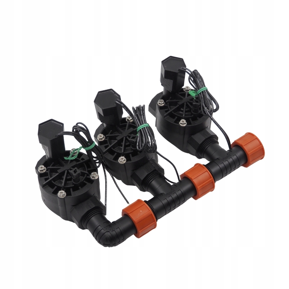 Sada 3 sekcií s elektroventilmi Rain Bird 100 Hv
