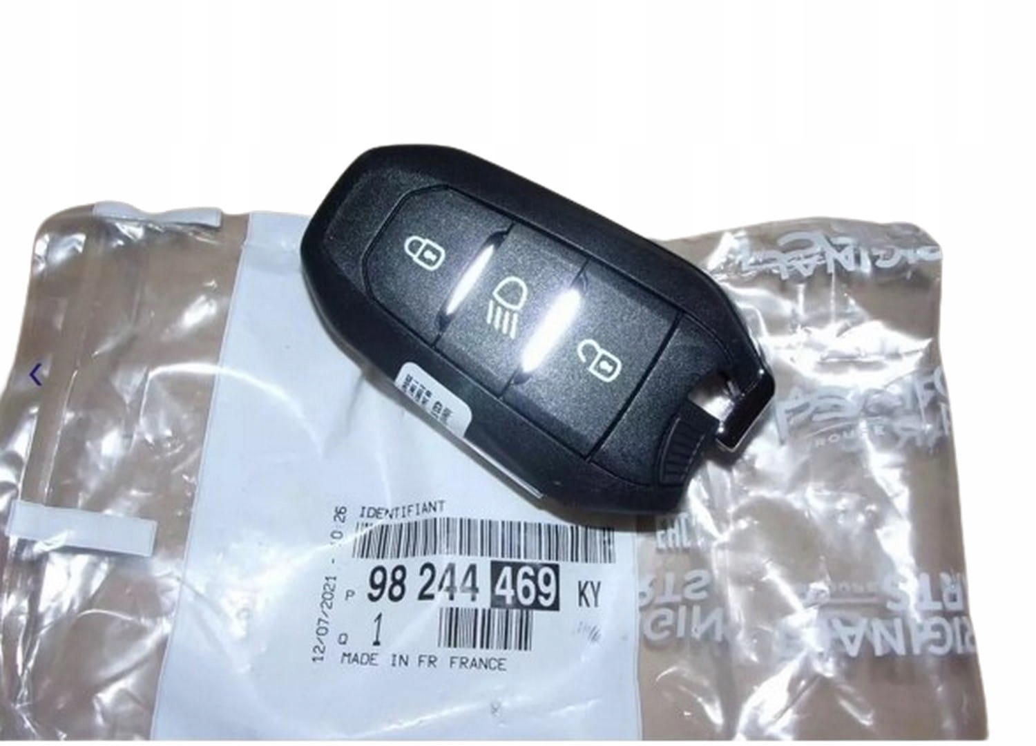 Kluczyk 98244469KY Citroen DS7 Crossback Oryginał