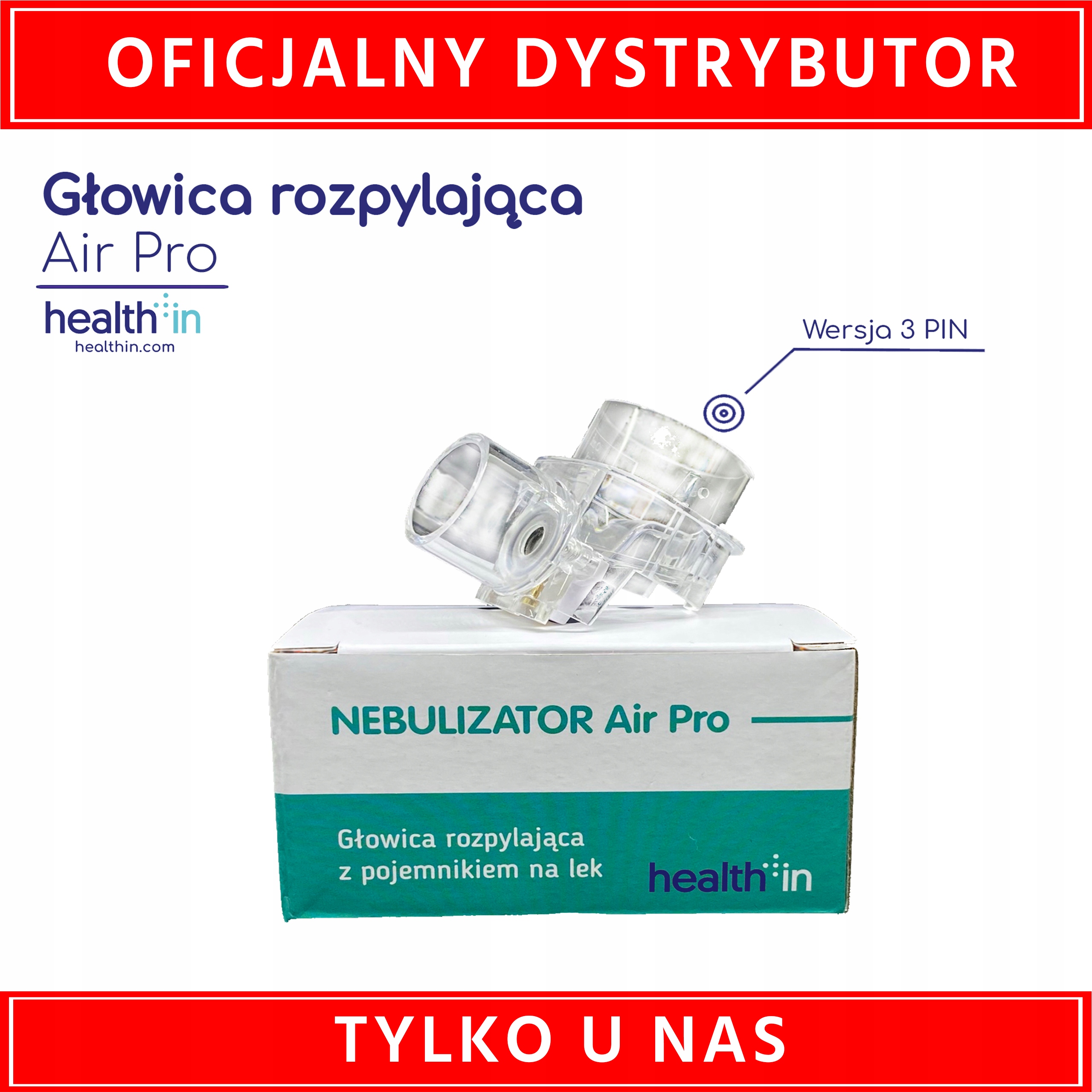 

Głowica rozpylająca Air Pro 3 Pin