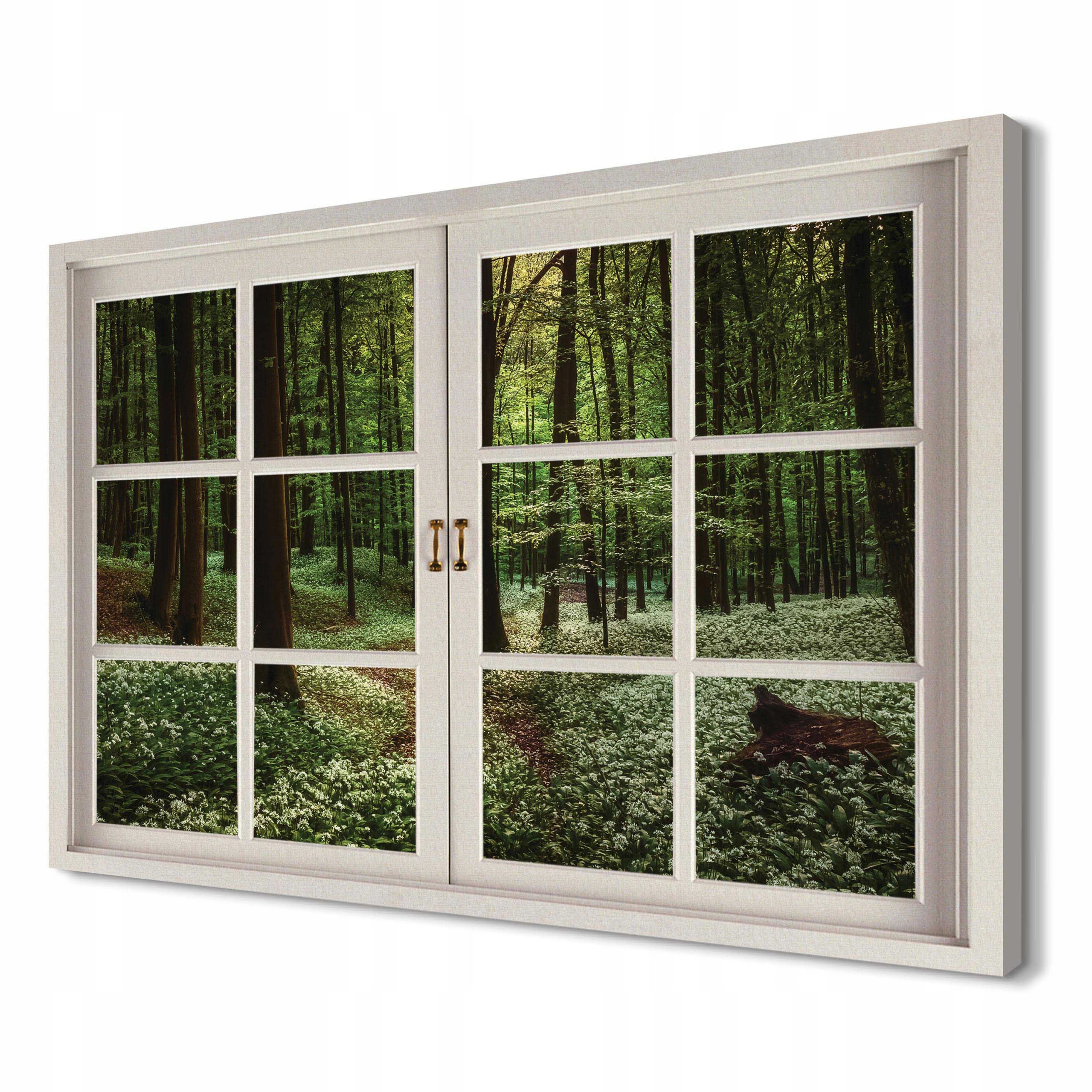 

Wiosna Las do kuchni 120x80 Obraz okno canvas 3d