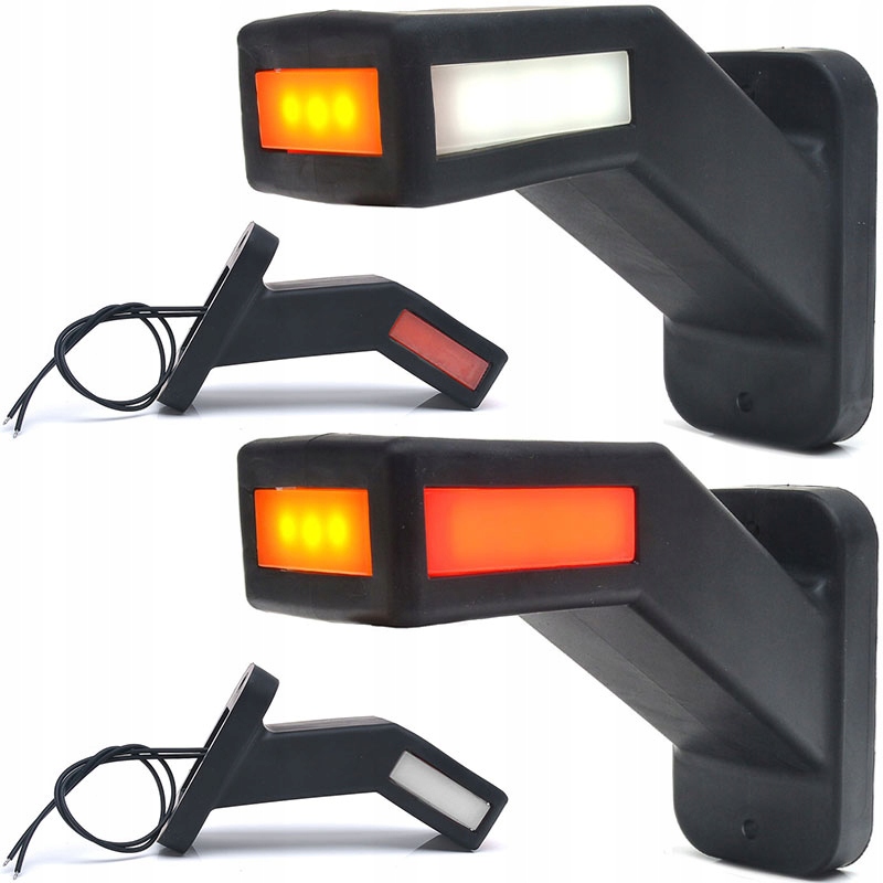 LAMPY OBRYSOWE OBRYSÓWKA LEWA + PRAWA LED TIR WAŚ