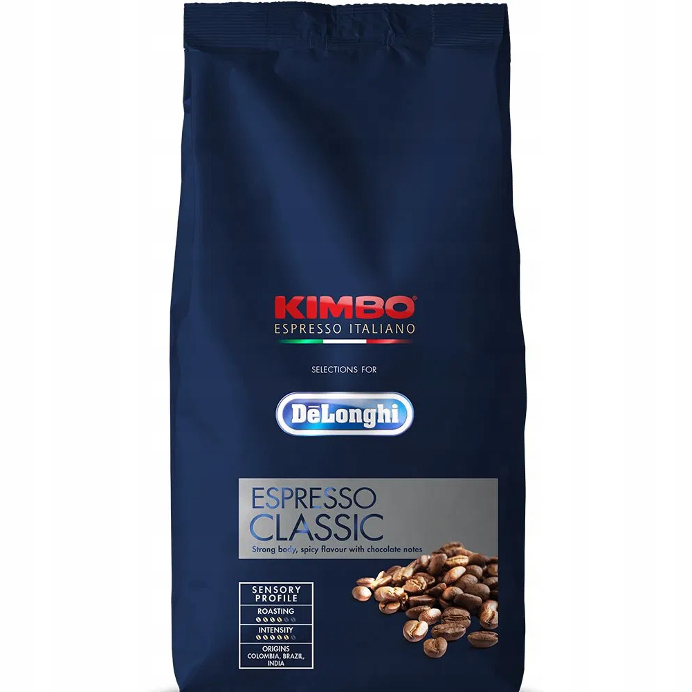 Levně Zrnková káva De'Longhi Kimbo Classic, 1000 g