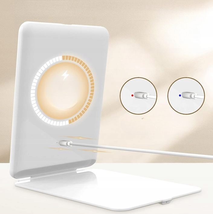 Lusterko Do Makijażu Lustro Kosmetyczne Stojące Podświetlane LED 3 Tryby Stan opakowania oryginalne