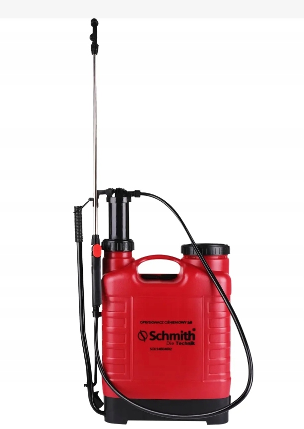 Schmith Tlakový Postrekovač Na Batoh 16 L, Červený