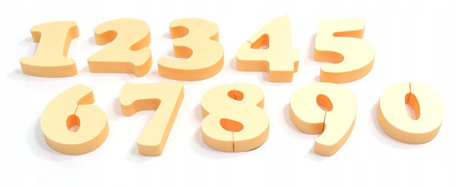 

Cyfry Numery Liczby 3D Duże Zestaw Styrodur CB1 St