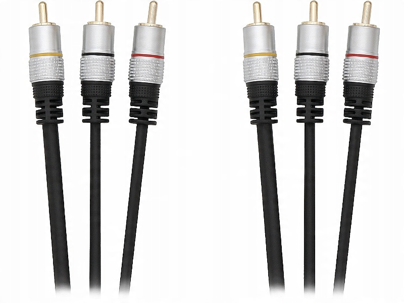 

Kabel przyłącze 3x Rca Blow cinch audio video 3m