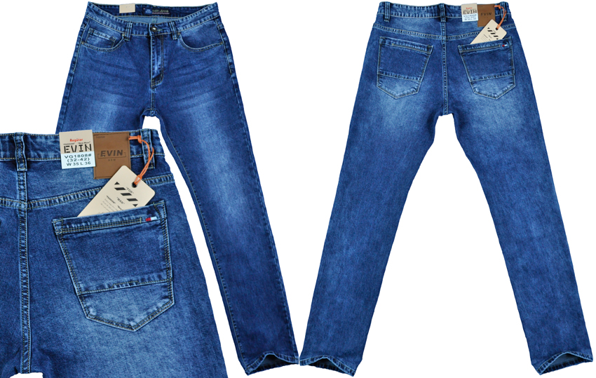 

Spodnie męskie dżinsowe jeans Evin VG1808 102 /40
