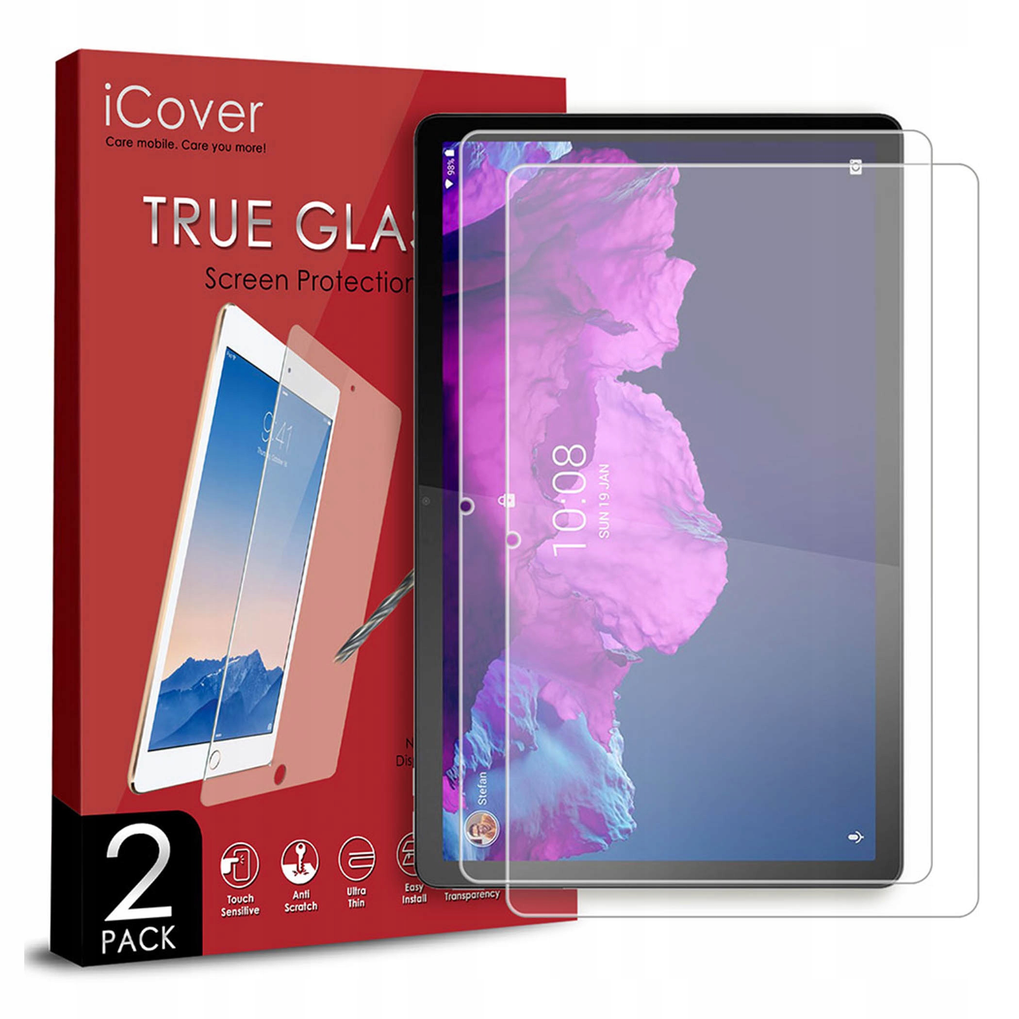 2x Szkło Do Lenovo Tab P11 11 Szybka Szkiełko Hybrydowe Jakość