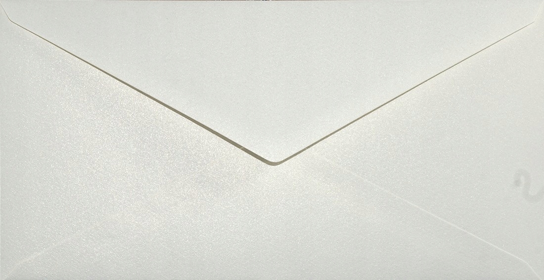 Koperty perłowe DL Sirio Merida White białe 500szt