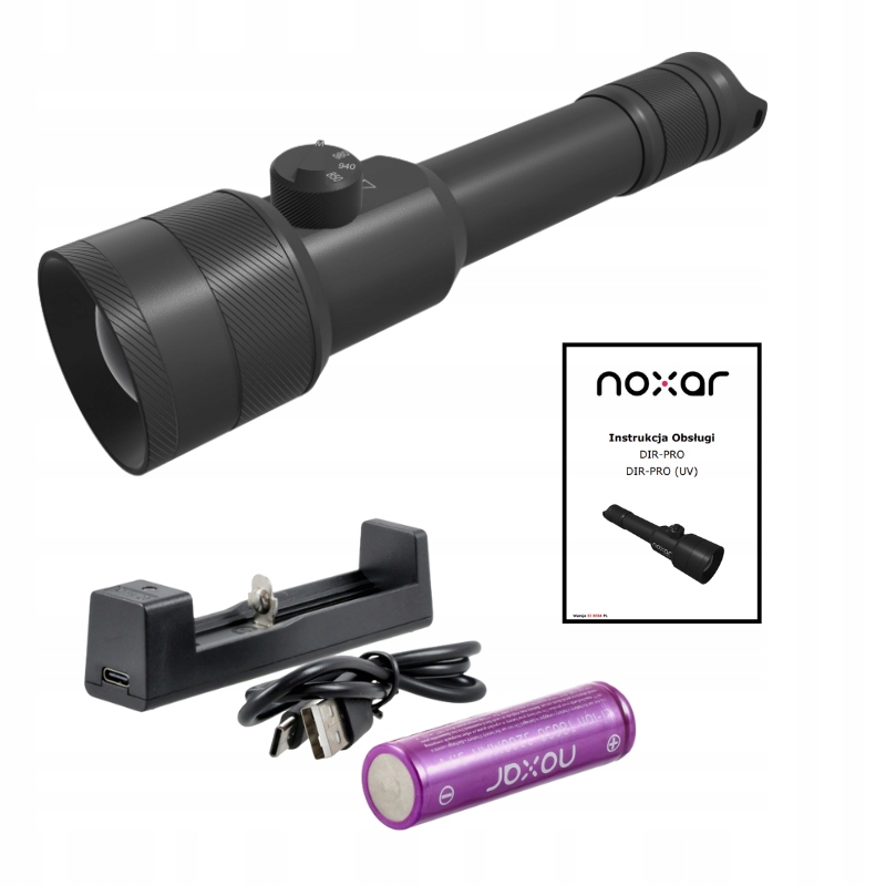 Infračervený iluminátor Noxar Dir-pro v2 4v1 (850nm,940nm,980nm, bílá Led)