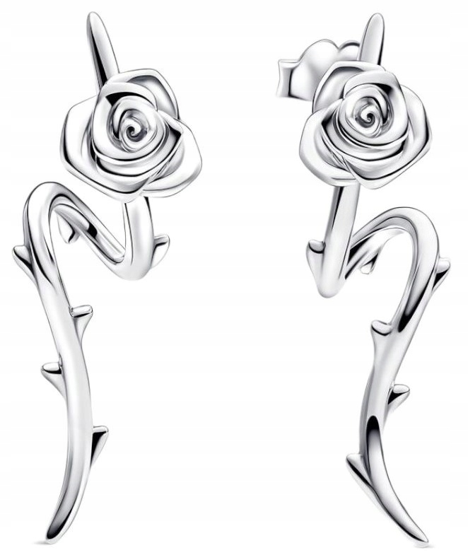 Stříbrné náušnice Ag 925 růže IM0030724ER