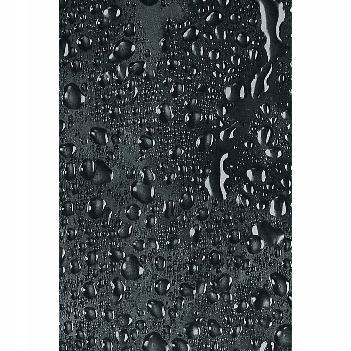 

Water Black zasłona prysznicowa 180x200 czarna