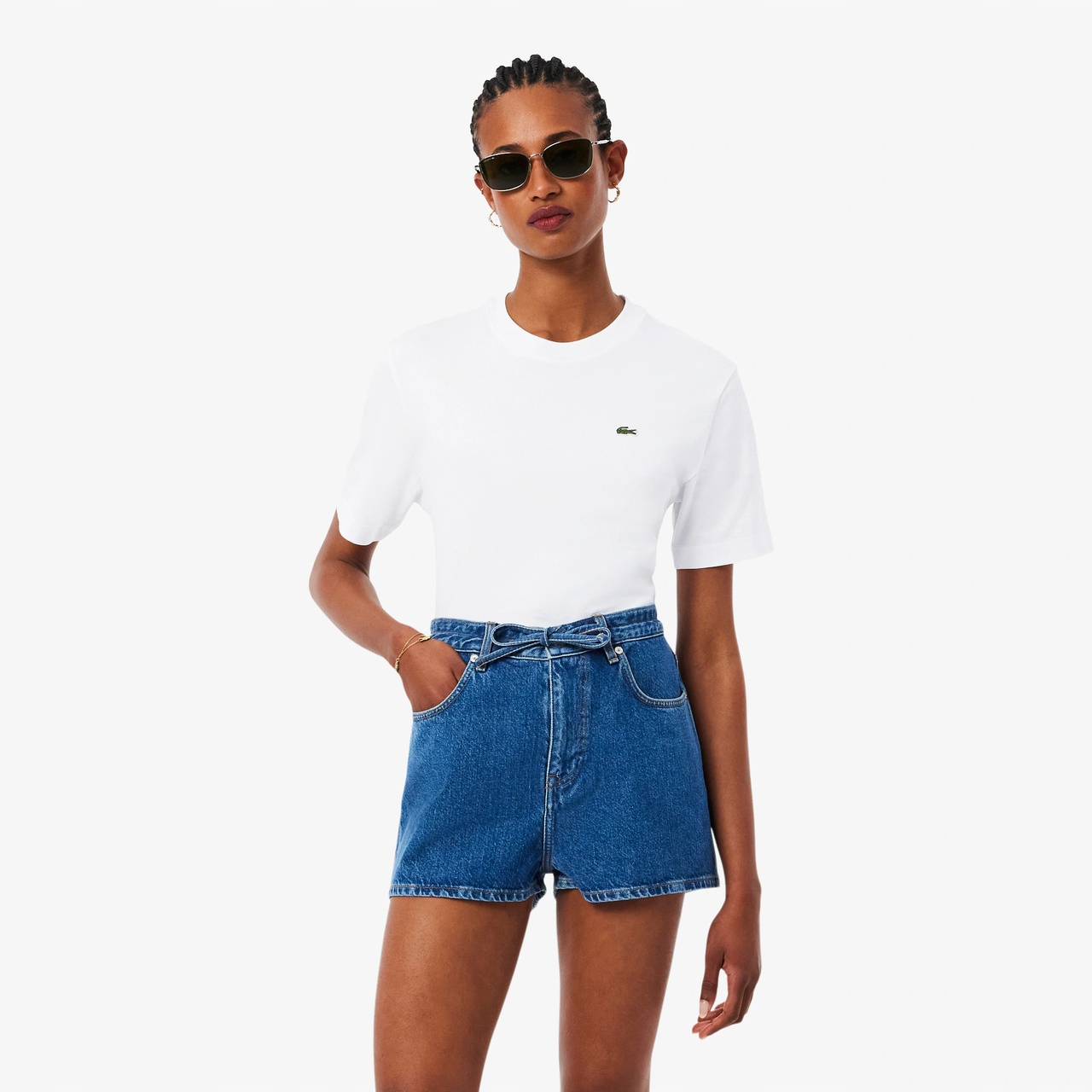 Lacoste Tričko Soft Cotton White 34