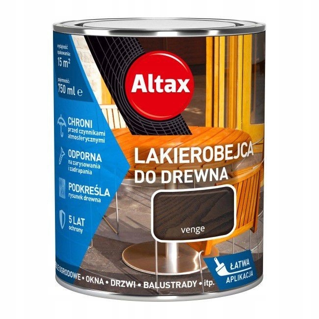 

Altax Lakierobejca do Drewna 0,75l Wenge