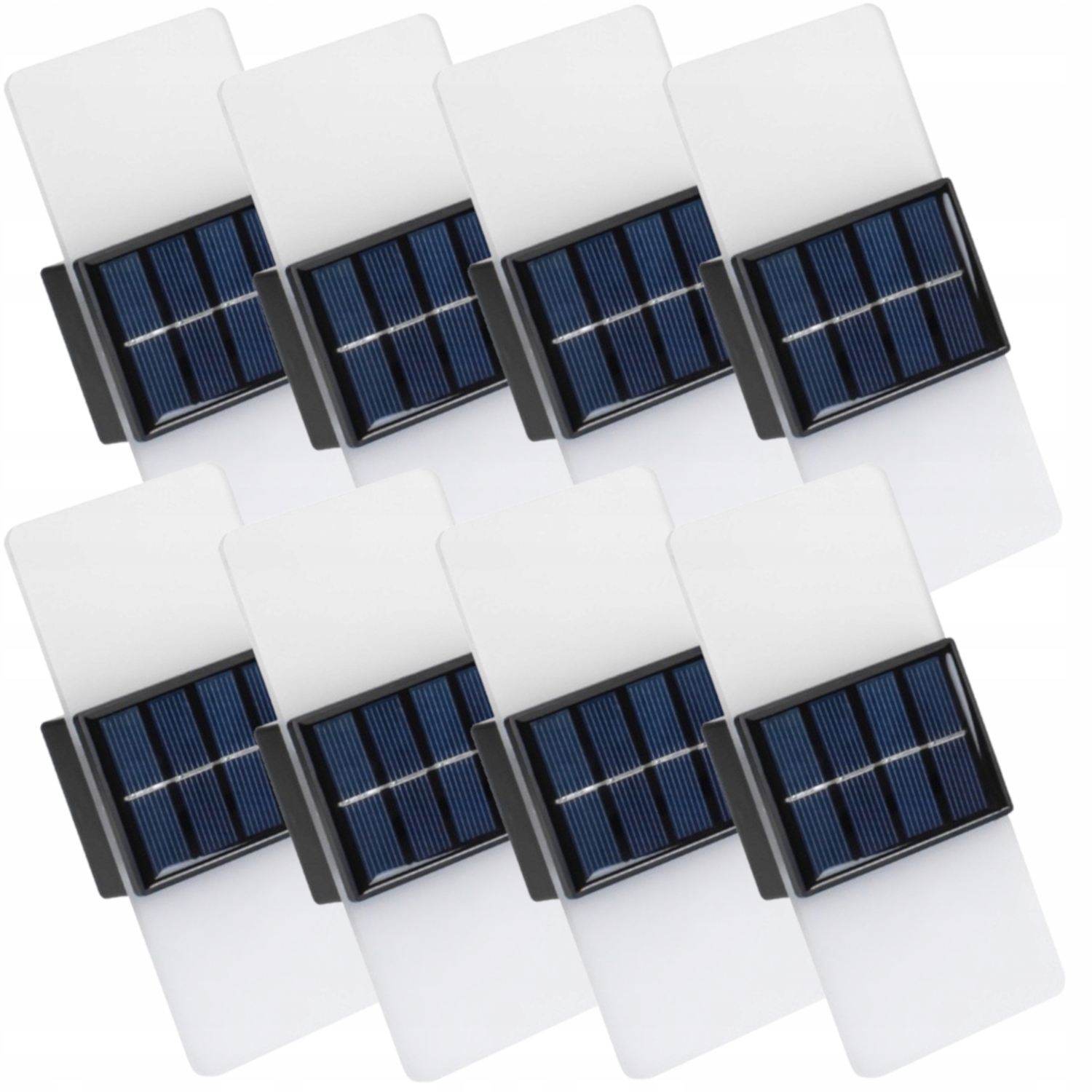 8x Solární lampa Dekorativní zahradní Led osvětlení terasy balkonu