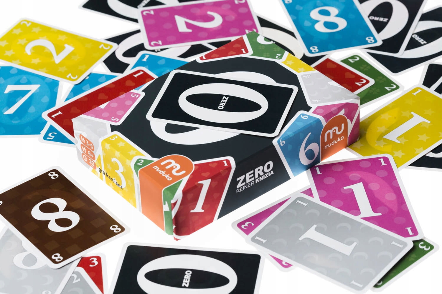 Zero Gra Karciana Rodzinna Imprezowa 8+ Muduko EAN (GTIN) 5904262950507