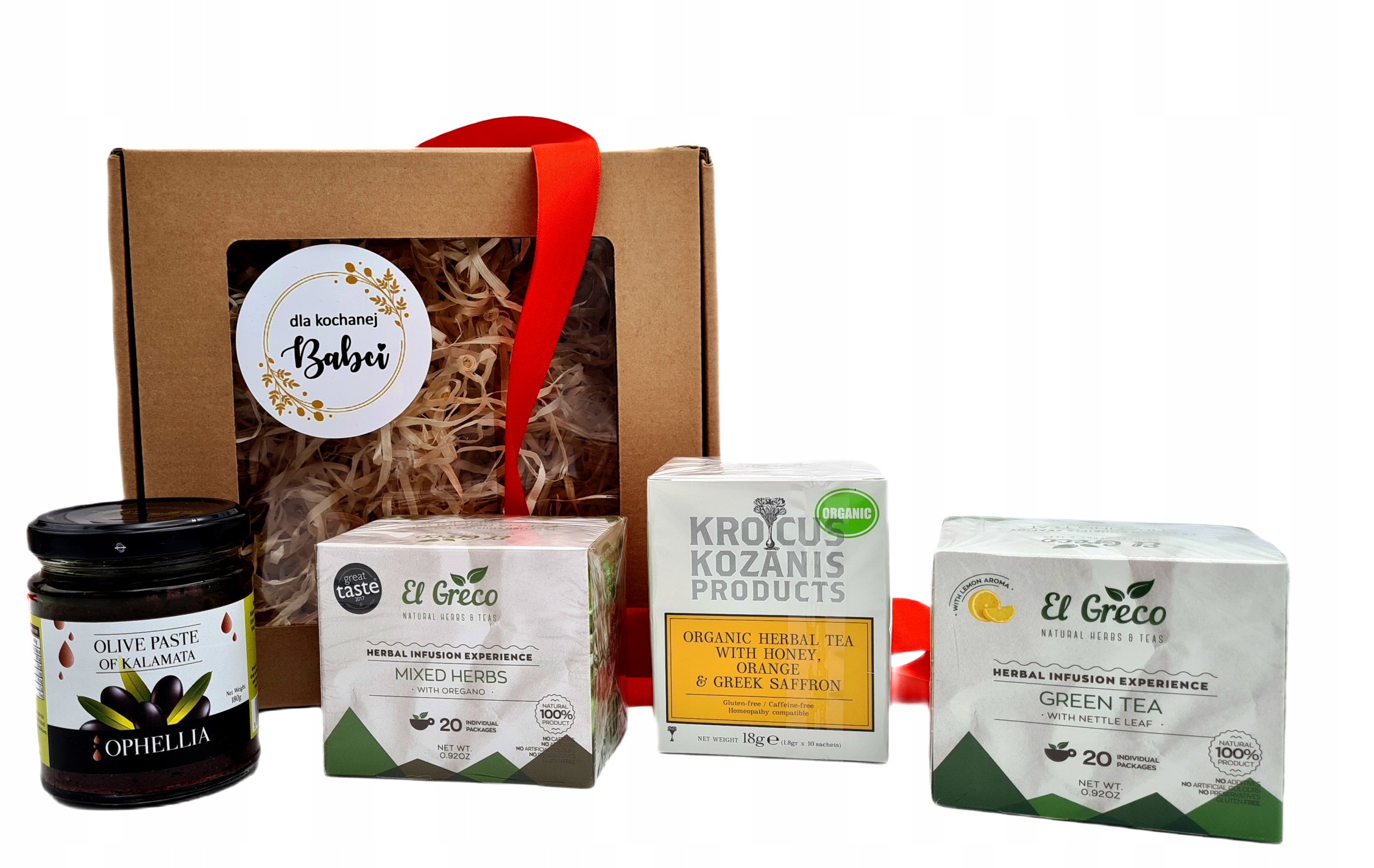 Levně Dárková sada čajů olivová pasta Řecko