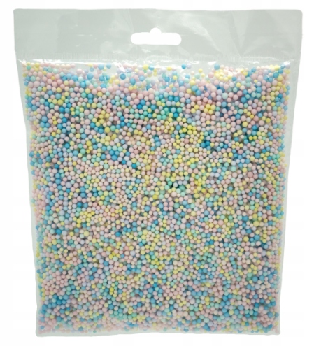 Kulki Kuleczki Styropianowe Granulat MIX Kolorów