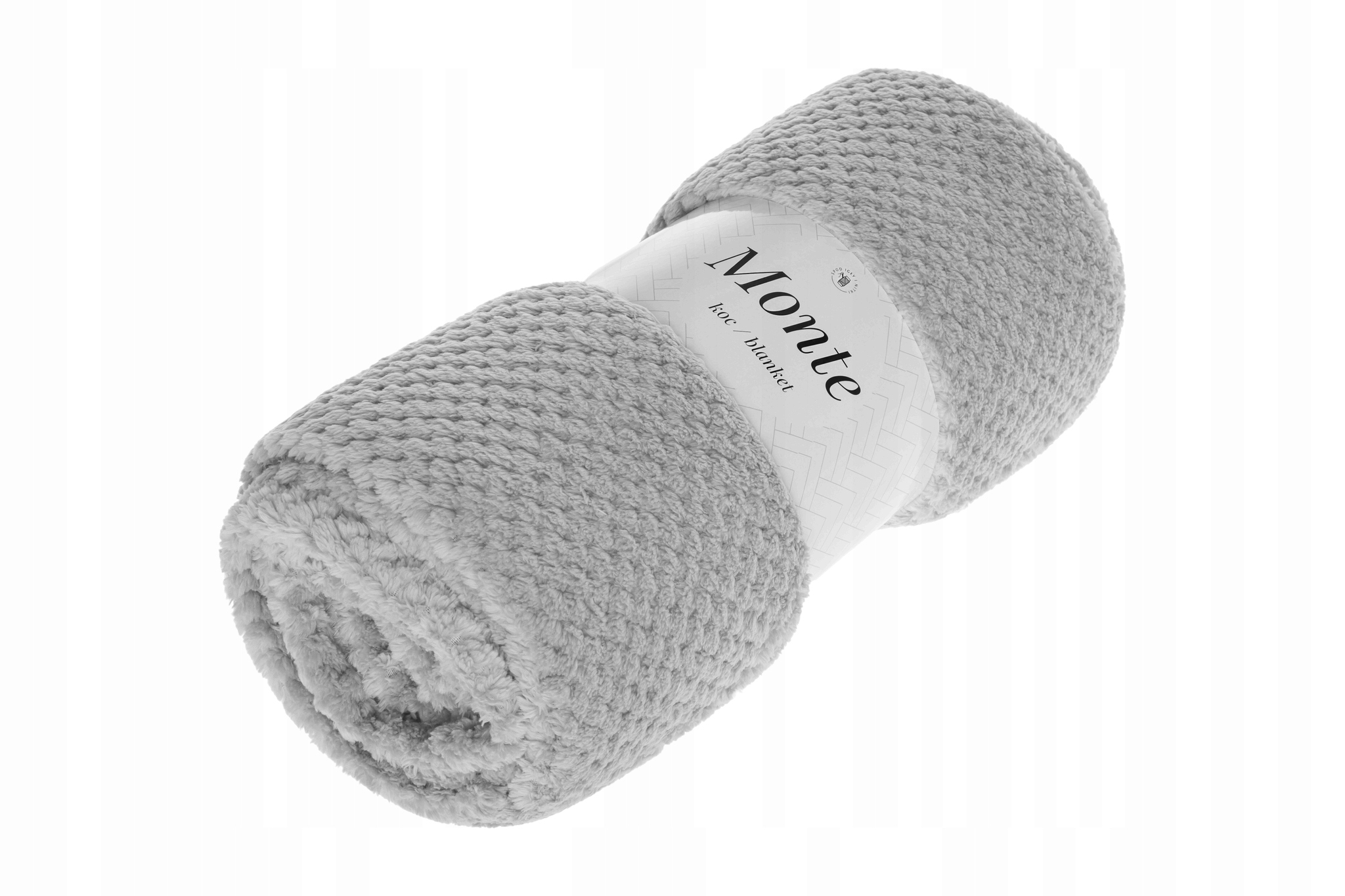 

Szary Koc Narzuta Pled 200x220 Monte