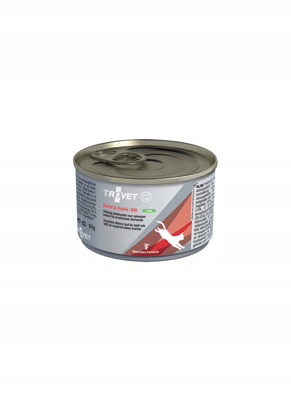 Levně 5x Trovet Rid Renal Oxalate pro kočky jehněčí maso 100 g