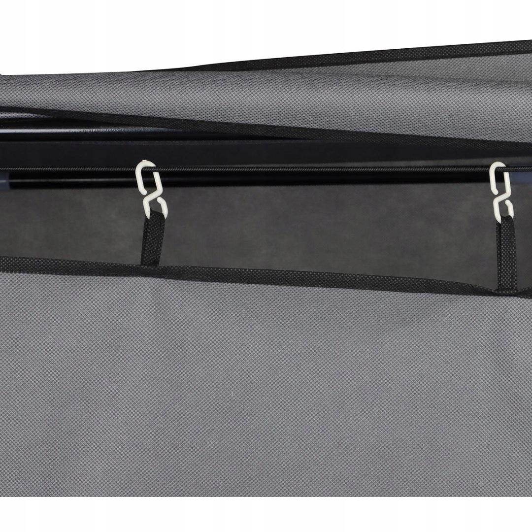 SZAFA TEKSTYLNA GARDEROBA 168x45x172CM CIEMNOSZARA 45238 Kod producenta 5902431045238