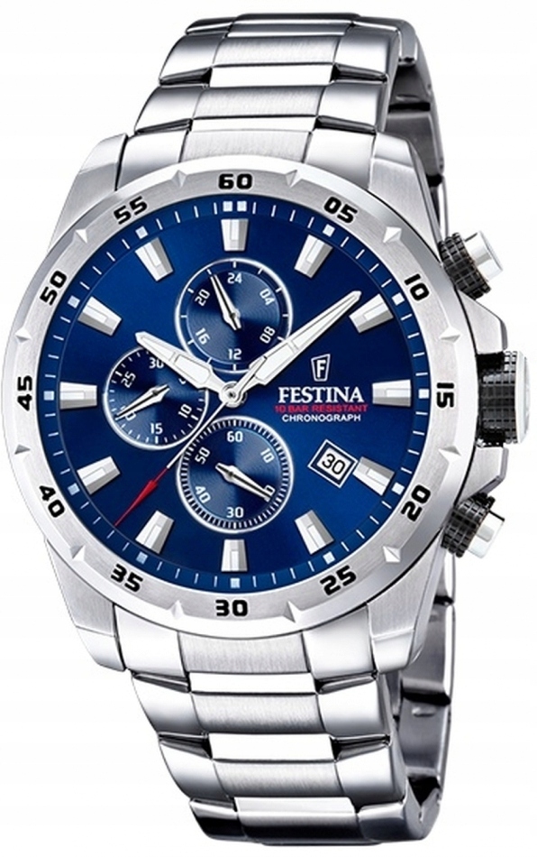 Festina 20463/2 pánské námořní modré sportovní hodinky na plavání