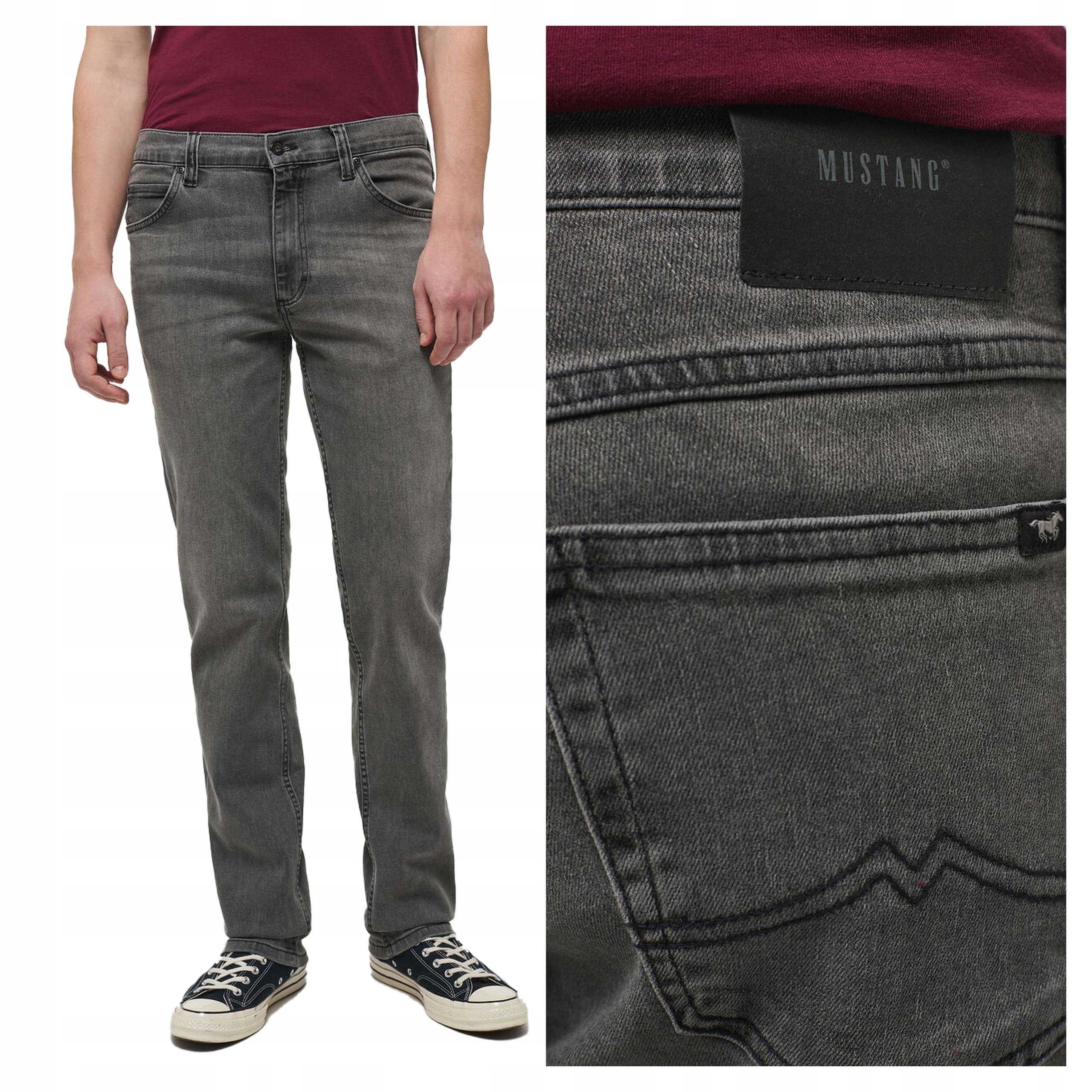 Pánské jednoduché džínové kalhoty Mustang Tramper Straight 38/30