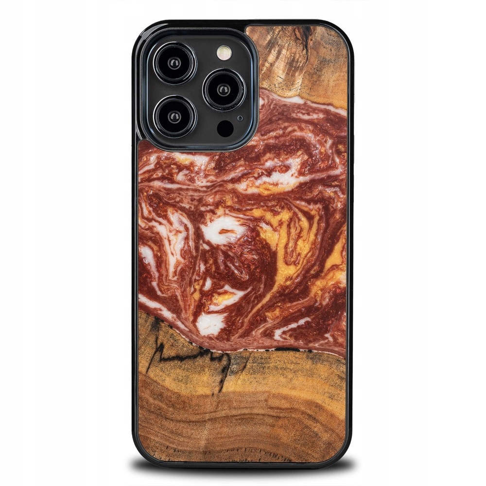 Pouzdro Bewood Unikátní pro iPhone 15 Pro Max Planety Mars