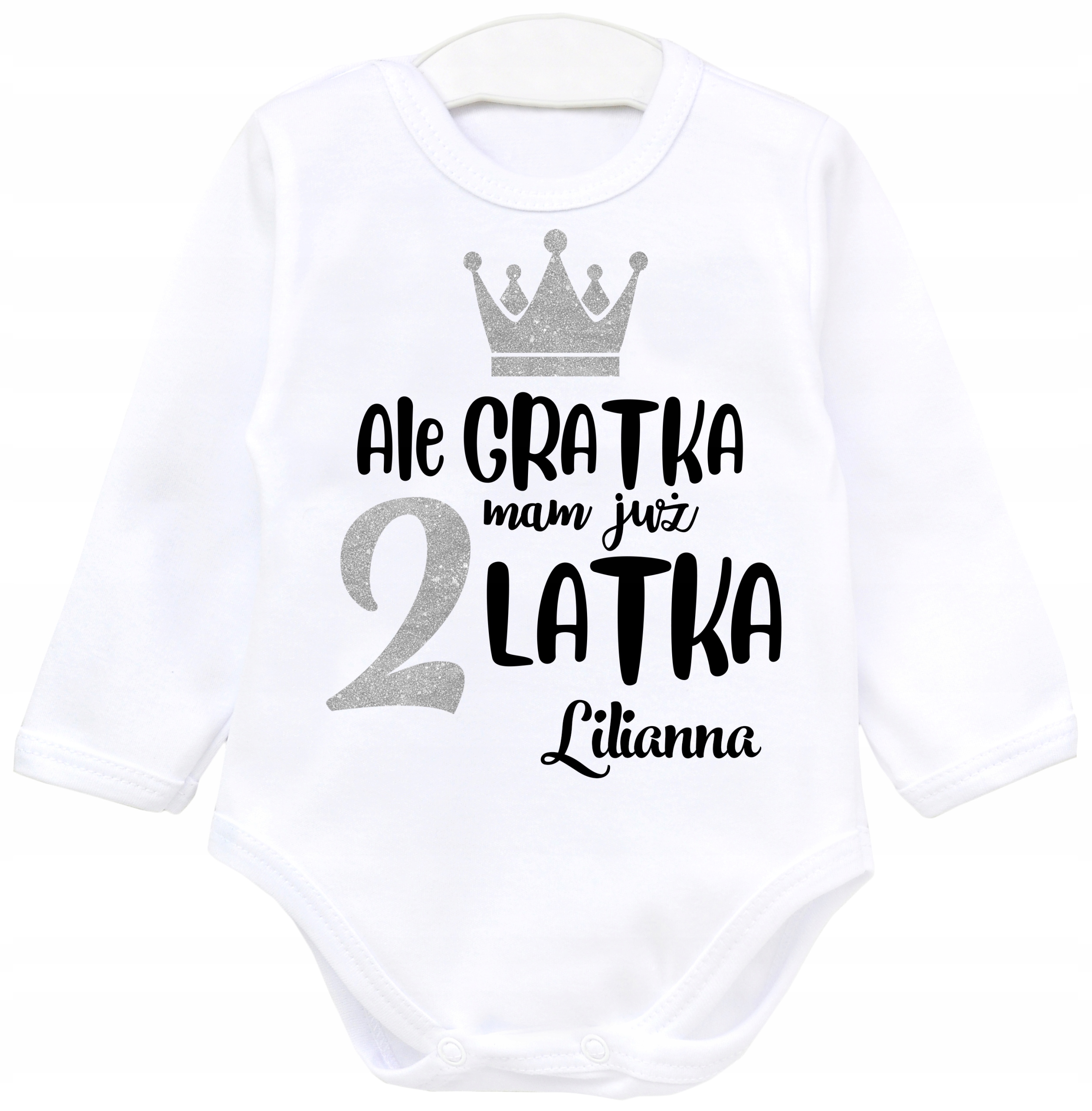 

Body dł rękaw Ale gratka mam 2 latka Imię r. 92