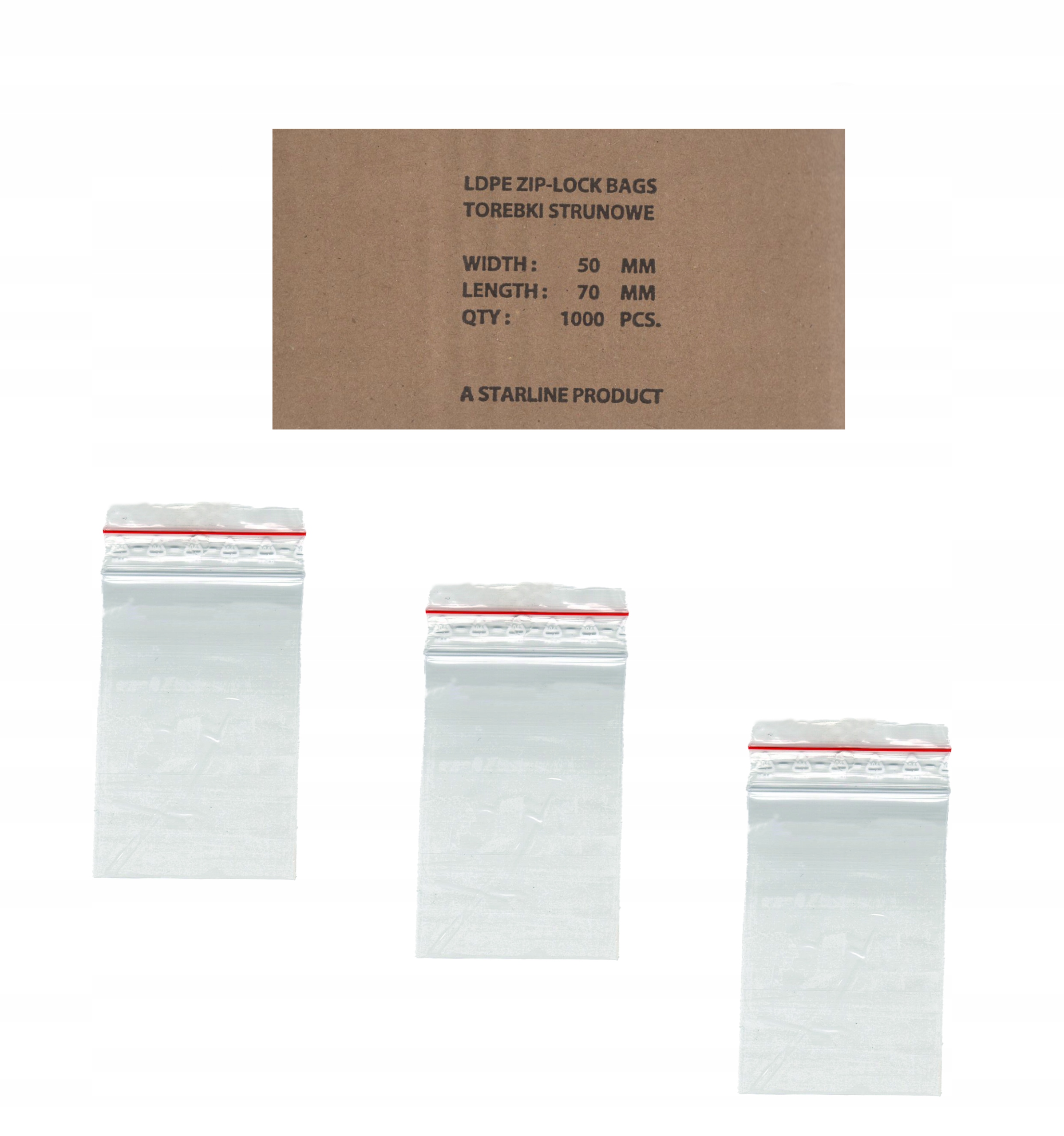

Woreczki Torebki Strunowe 50x70 5/7 Lego '100