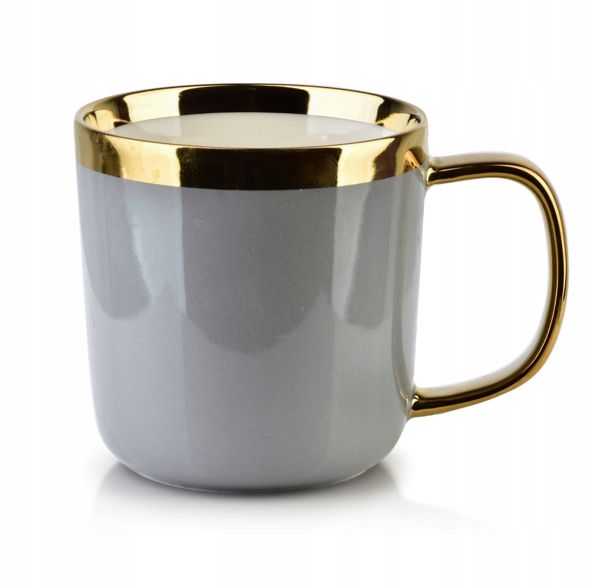 

Kubek porcelanowy glamour Sammy 360ml szary