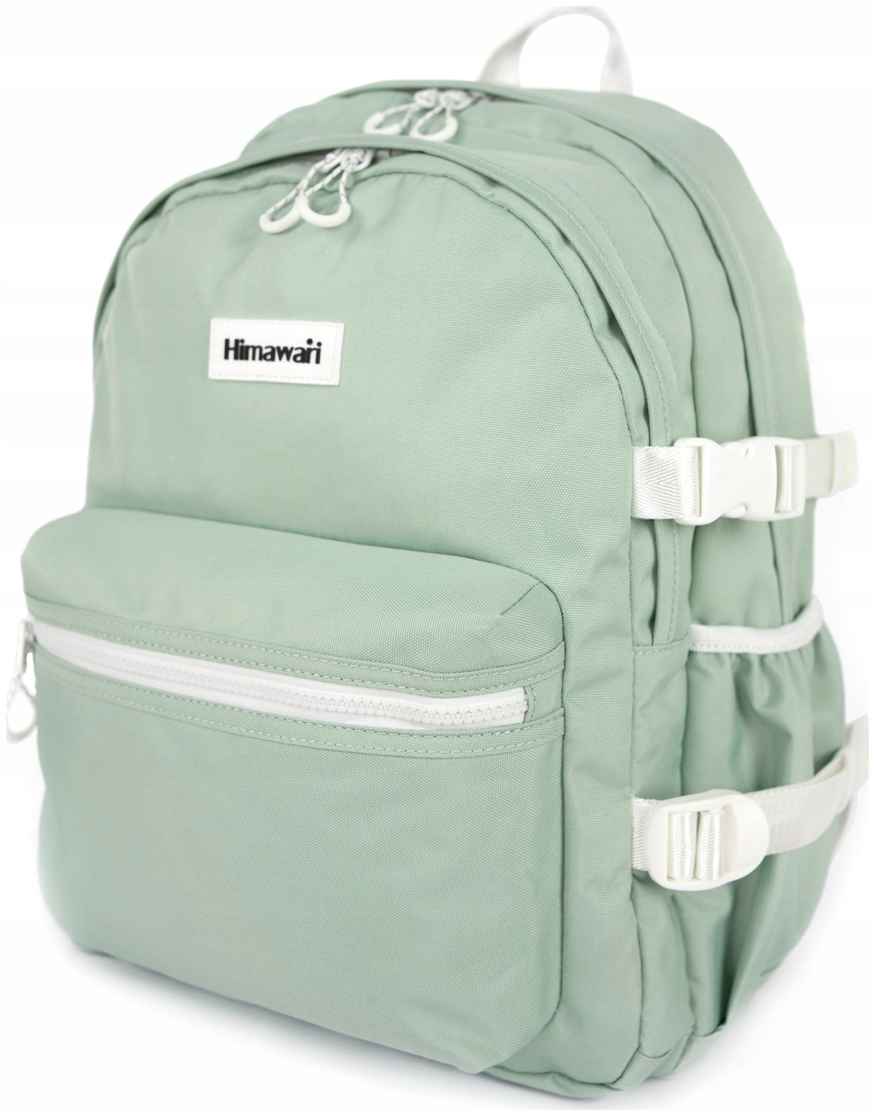 Batoh na notebook Himawari Skate M do školy, voděodolný, mátový