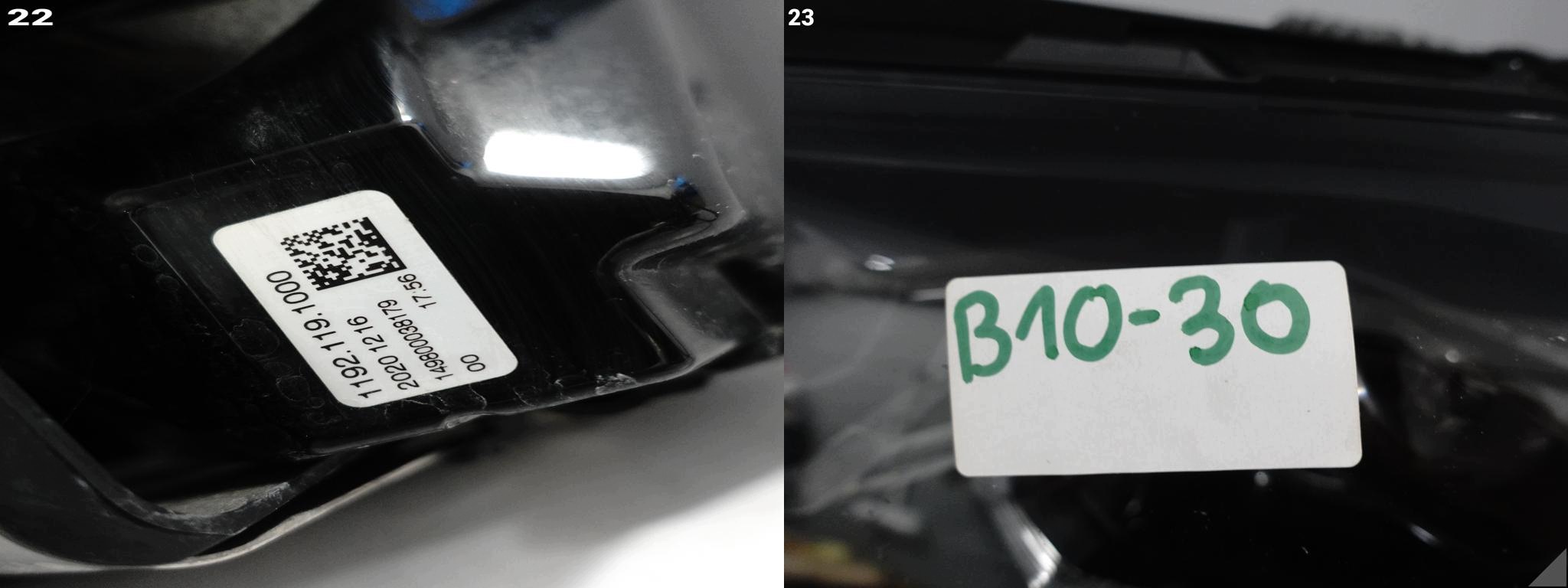 BMW i4 G26 4 G22 G23 M4 G82 light FULL LED + MODULY front L EU SHADOW LINE