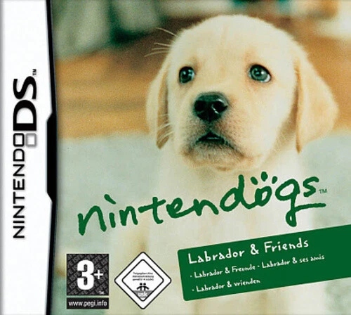 GRA NINTENDOGS LABRADOR AND FRIENDS PAL NINTENDO DS FOLIA! Nintendo DS pudełkowa