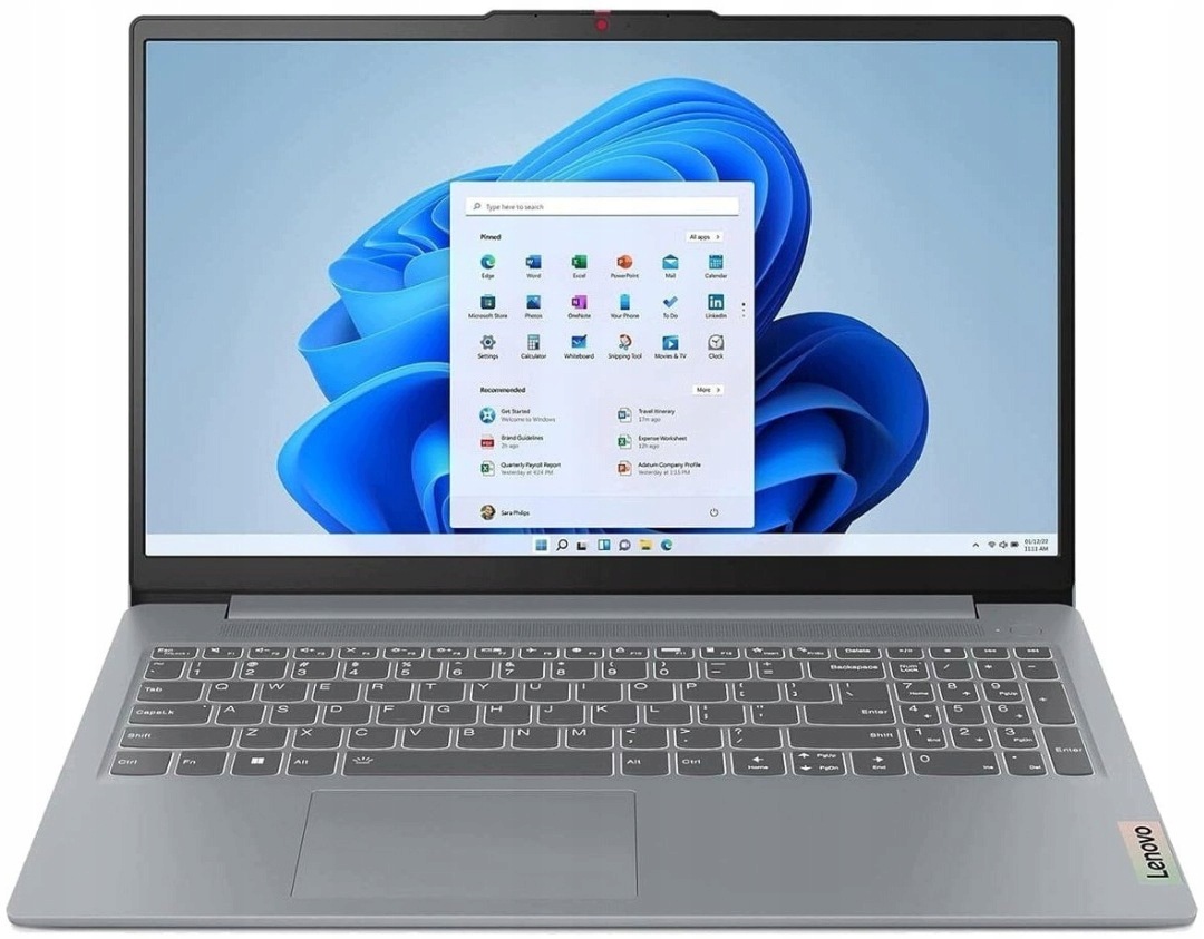Notebook Lenovo IdeaPad Slim 3 i5-12450H 16GB 1TB Ssd 15,6 Fhd W11