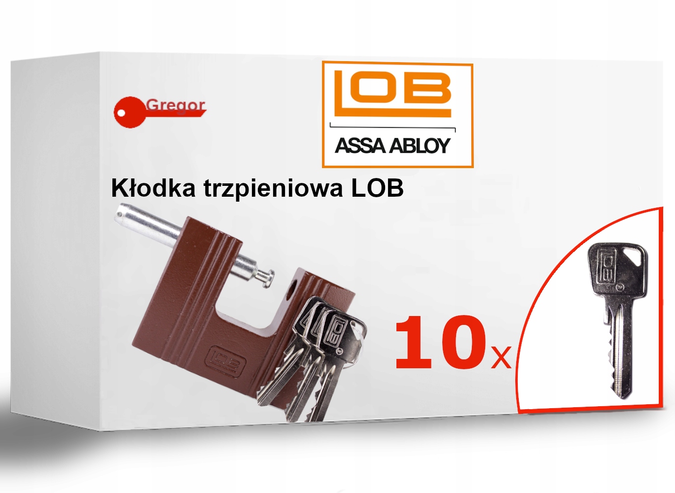 

Kłódka Antywłamaniowa 90mm KT05 Lob 10 Kluczy