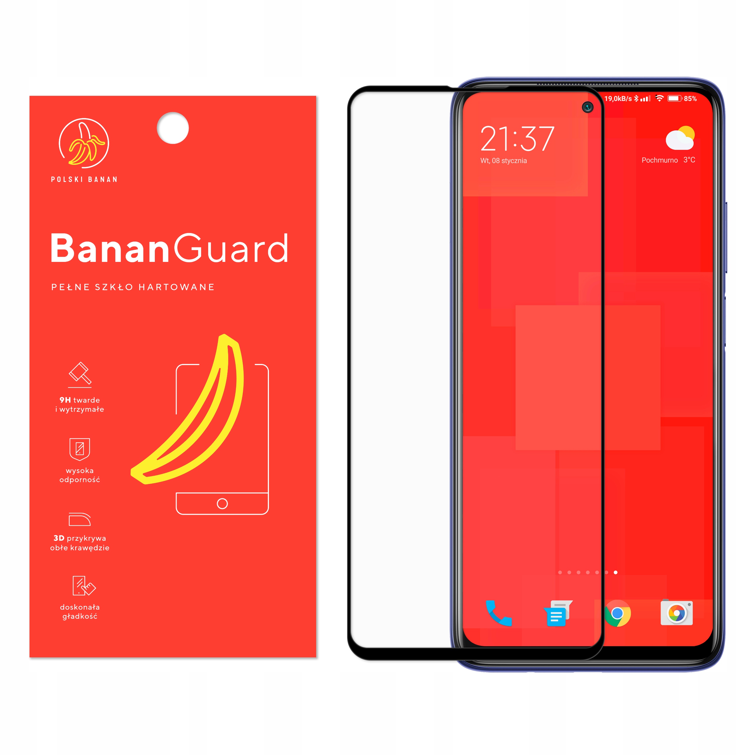 

Szkło Hartowane 3D do Xiaomi Mi 10T Lite