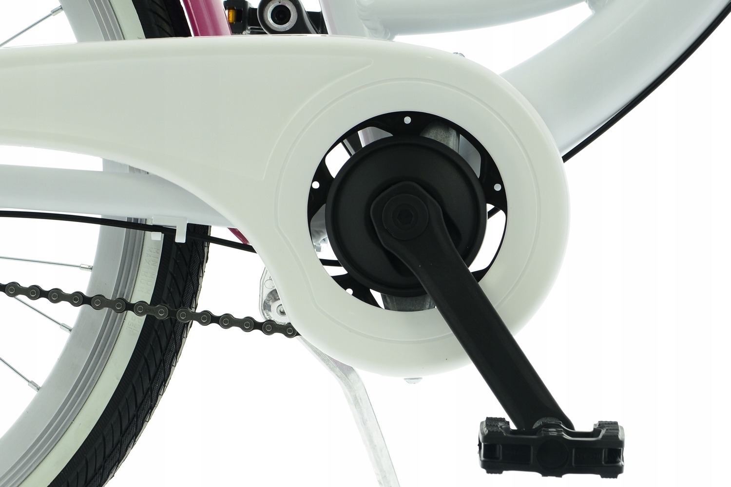 Rower Kands 24 Olivia r14 cali biało-różowy połysk 2025 Nowość na rynku !!