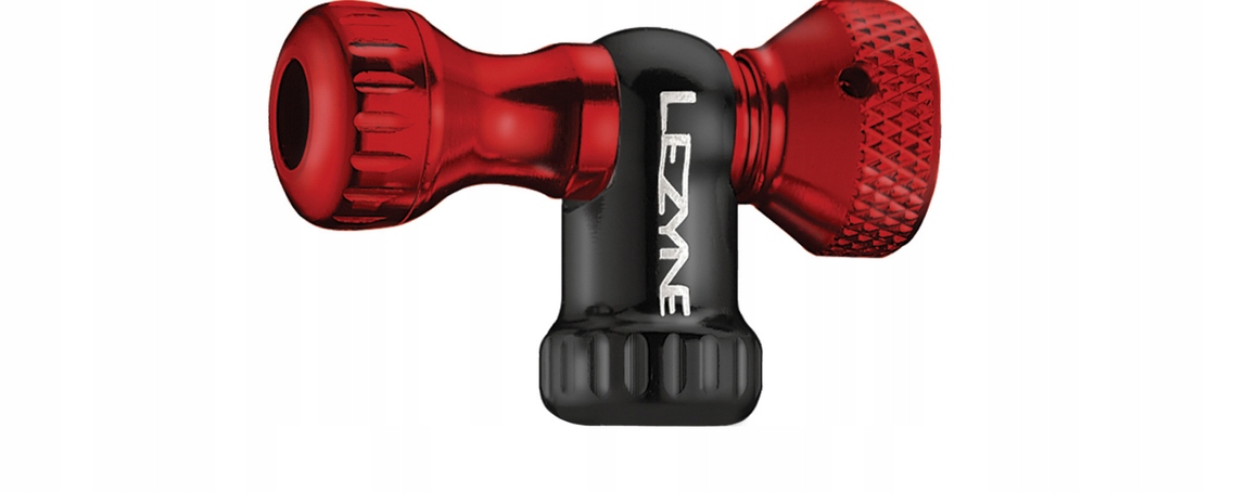 Pumpička na náboje Co Lezyne Control Drive Cnc černo-červená