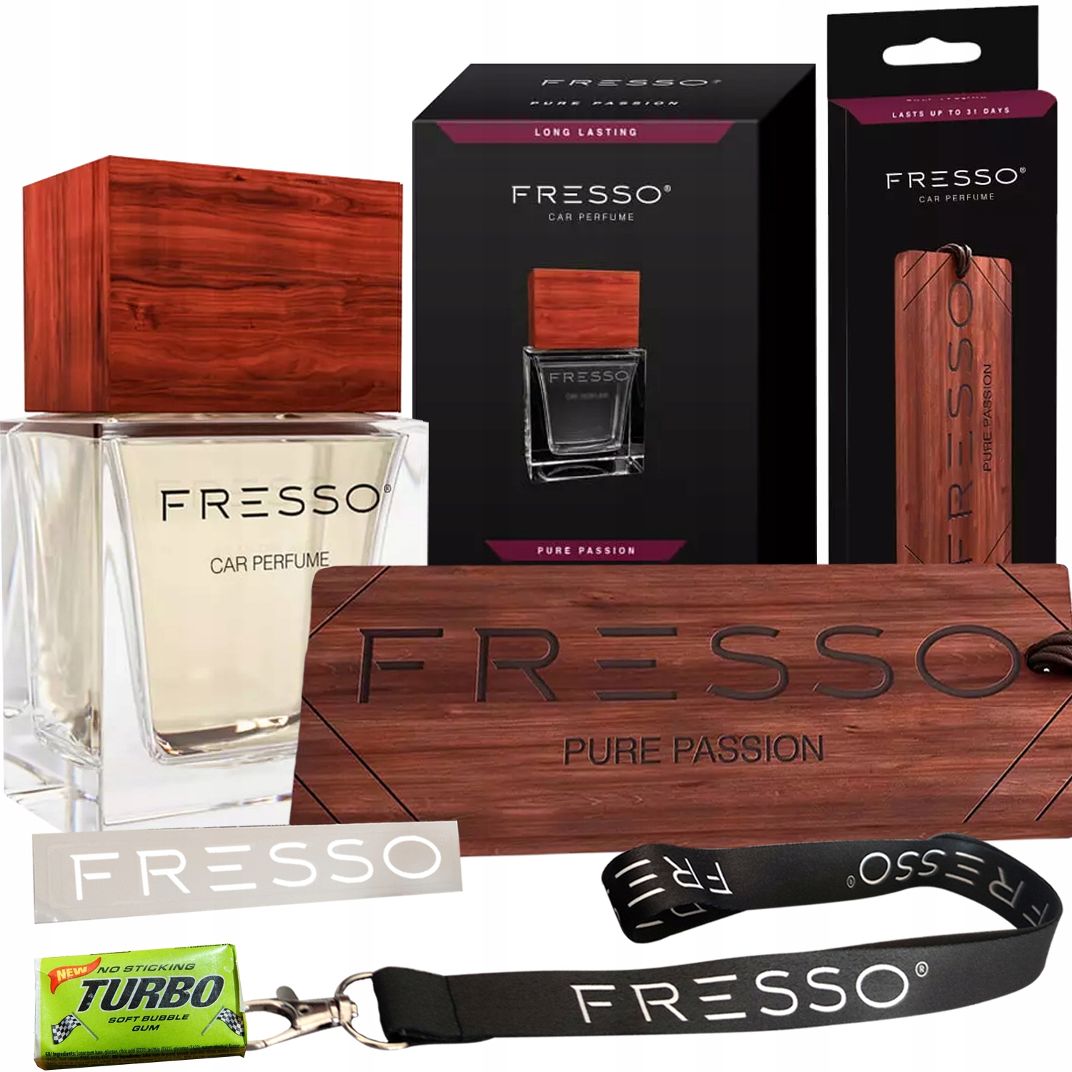 Zestaw Fresso Pure Passion Zawieszka Perfumy
