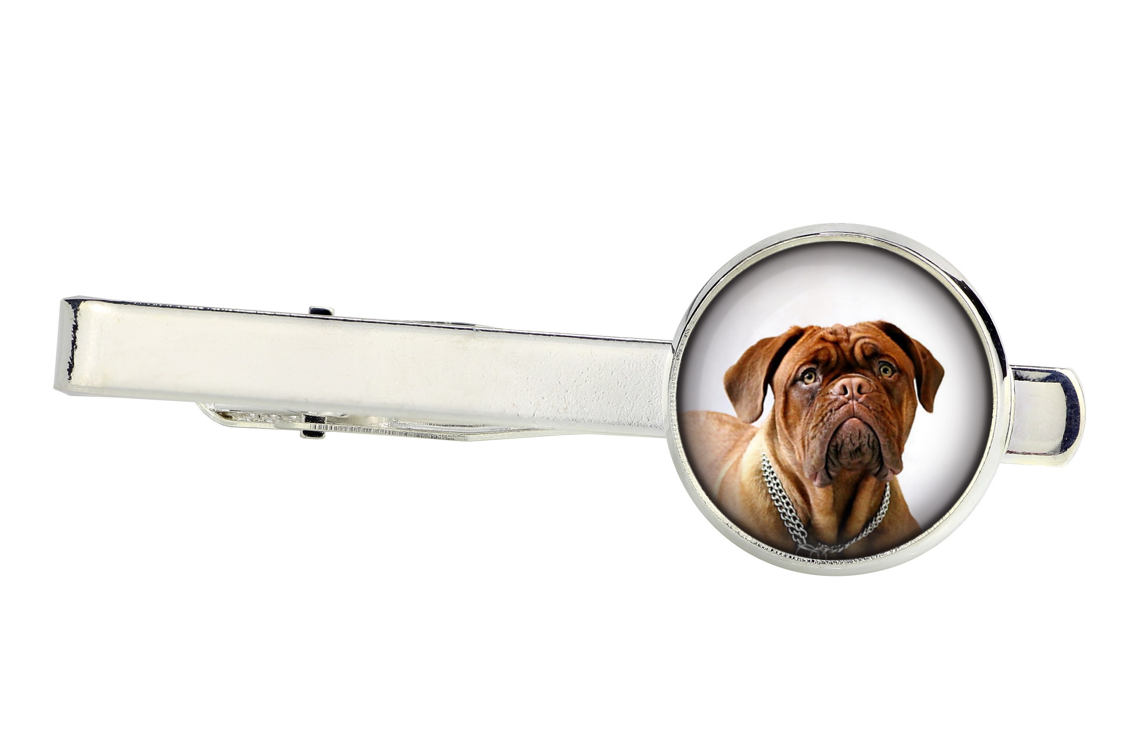 

Dog z Bordeaux Spinka do krawata Twoje zdjęcie