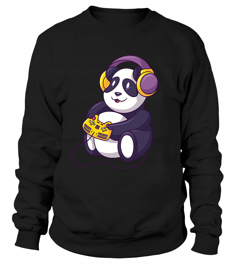 Dámská Mikina Panda Player L černá