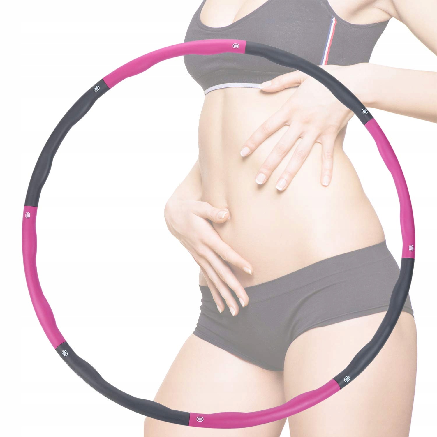 

Hula hop z wypustkami Hzone 95 cm regulowany