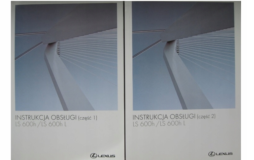 LEXUS LS 600H 12-17 польське керівництво Lexus LS600h