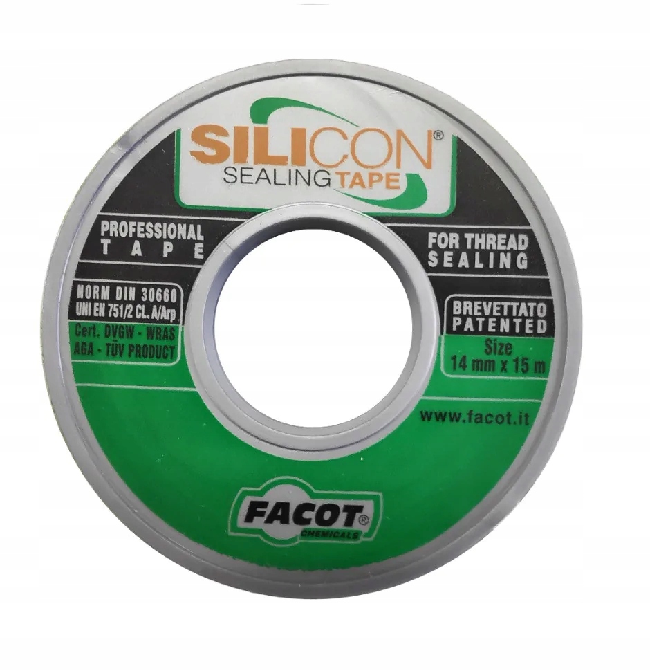 

Taśma uszczelniająca do gwintów Facot 14 mm x 15 m