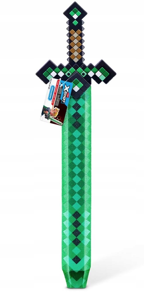 Piankowy miecz ZURU XSHOT PIXEL kolorowy DRAGON
